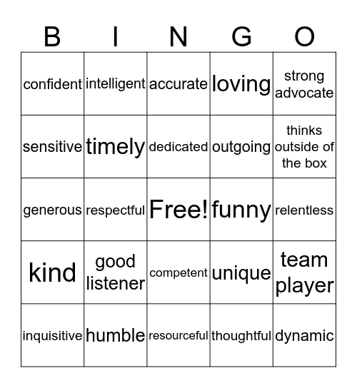 Why We appreciate Residential Management Bingo Card