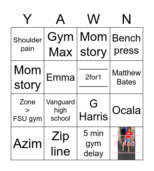 Bingo Harris Bingo Card