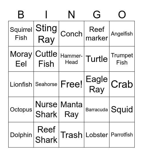 Belize Bingo Card