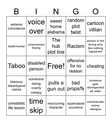 Tomorrow's Teachings Bingo Card