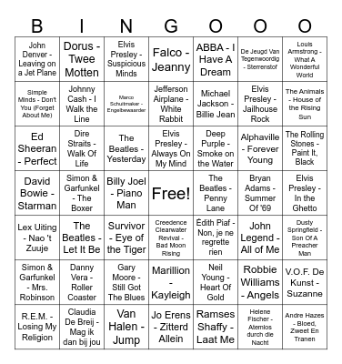 Burendag 2024 Bingo Card