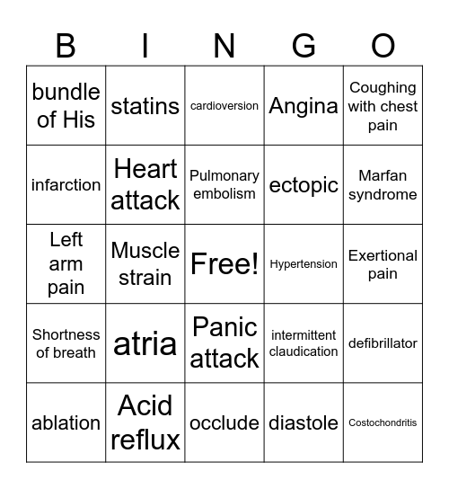 Untitled Bingo Card Untitled bingo card