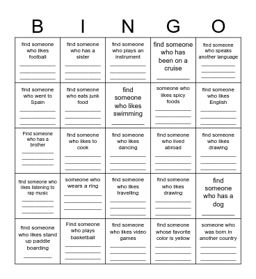 MUUSIKA Bingo Card