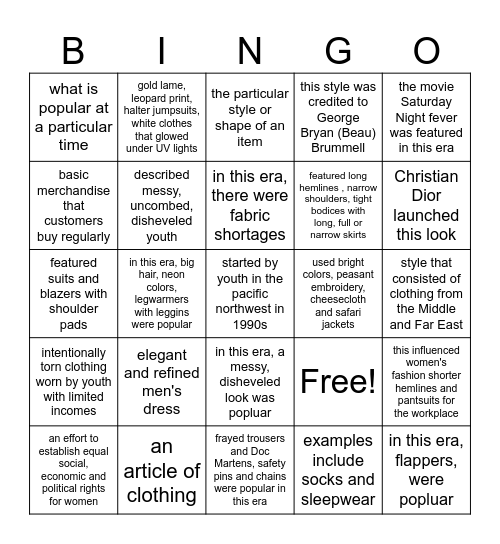 Untitled Bingo B Bingo Card