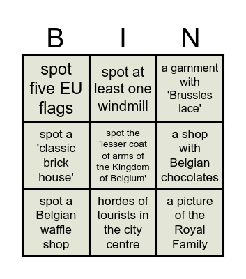 LeaInara_LAGS (English) Bingo Card