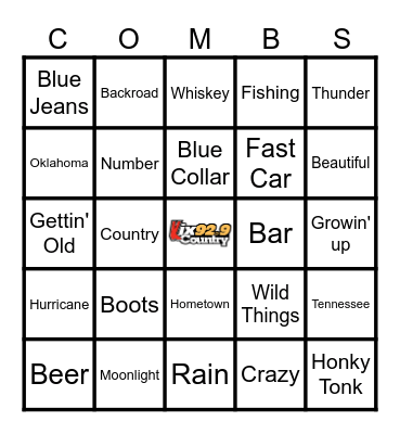 Beer Never Broke My Heart Bingo Card