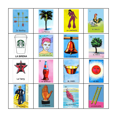 Loteria Bingo Card
