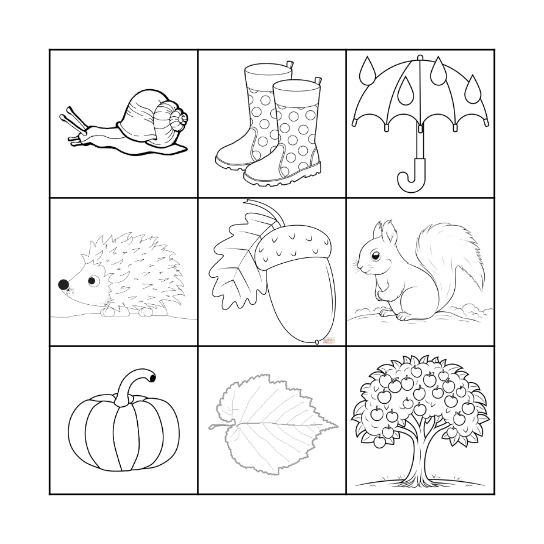 HERBST BINGO Card