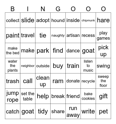 REVIEW 3-6 Bingo Card