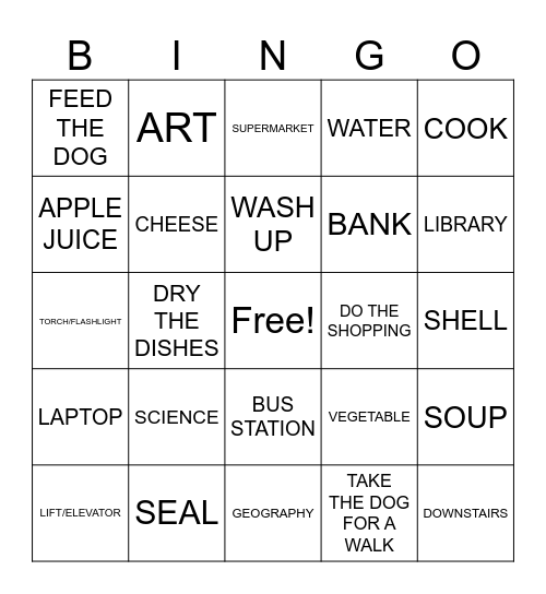 Superminds 3 Review Bingo Card