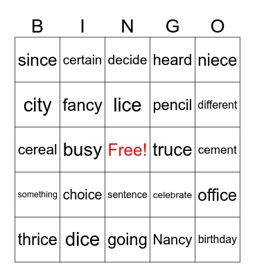 Level 4 Book 45: The City Bingo Card