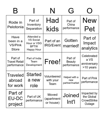 Int'l MP&A - Fall 2024 Bingo Card