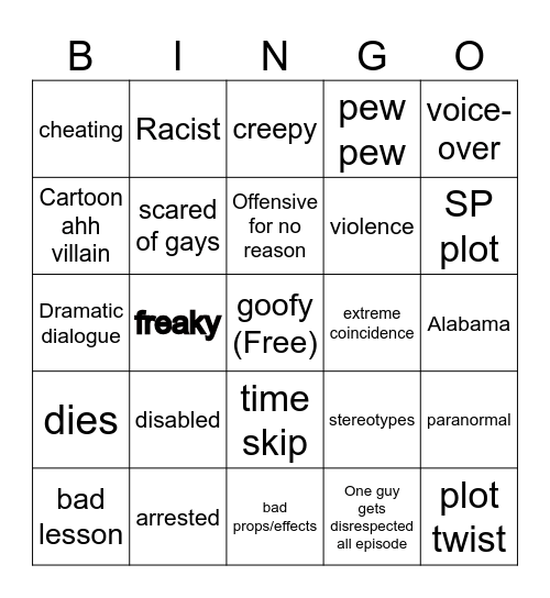 Tomorrow's Teachings Bingo Card