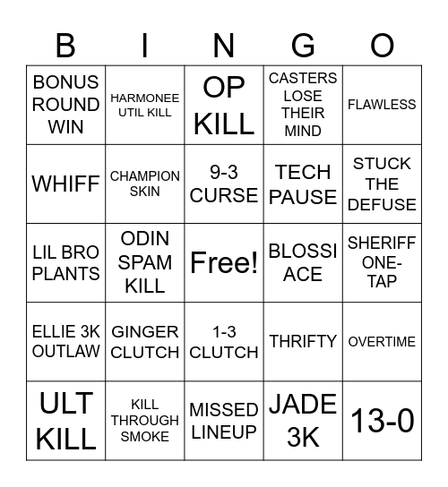 ATN BINGO Card