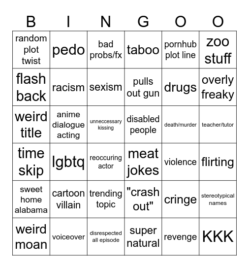 tomorrows teachings bingo Card