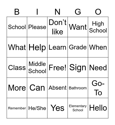Ms. Heidis BINGO Week 1-4 Bingo Card
