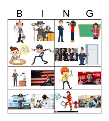 各行各業/各行各业 Bingo Card