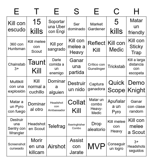 Skibidi Sigma Pomni Bingo Card