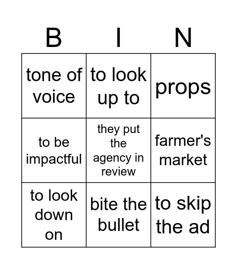 Fernanda Bingo Card