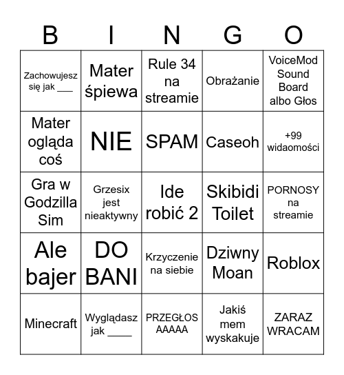 Discord Bingo Card