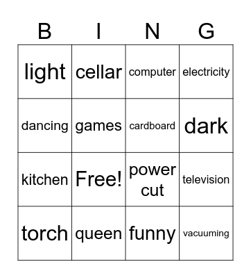 Peppa Bingo Card