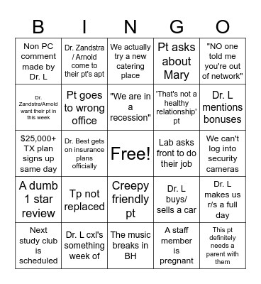 AOMS Bingo Card