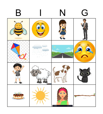 Sounds Bingo Card