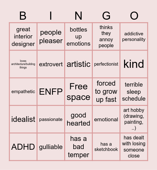 jav kinnie bingo Card