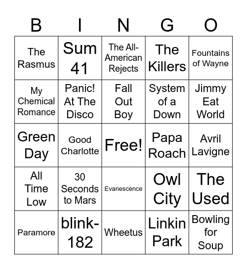 What's my age again? Bingo Card