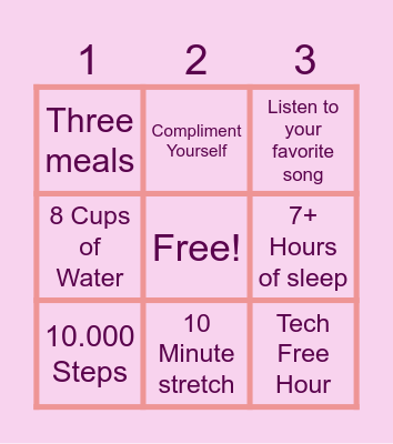 Helafit Bingo! Bingo Card