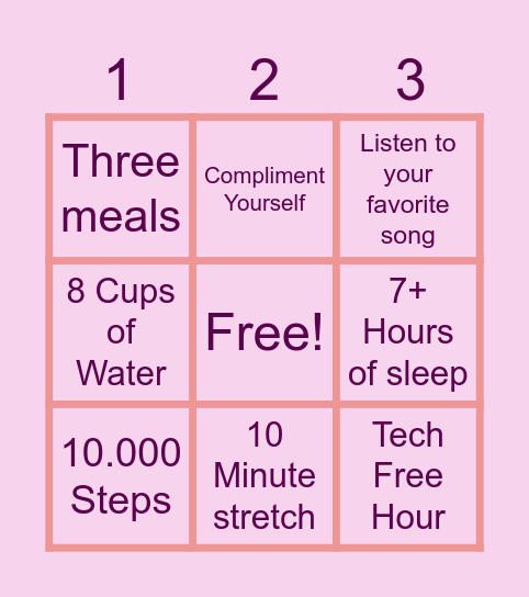 Helafit Bingo! Bingo Card
