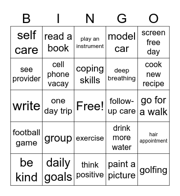 CHN BINGO Card