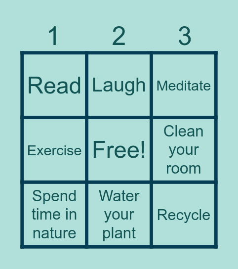 Daily HelaFit Bingo! Bingo Card