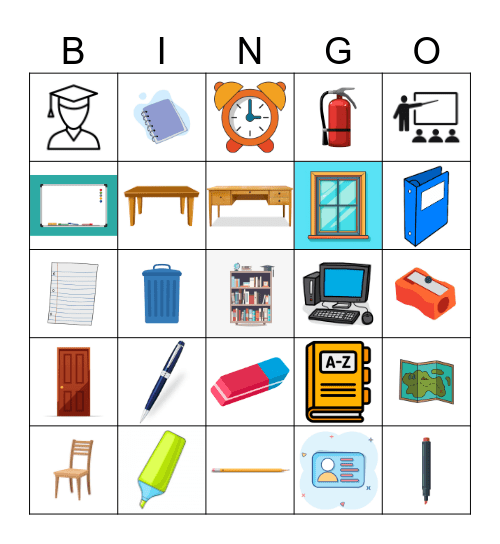 ESL 602-02 Unit 1 Vocabulary Bingo Card