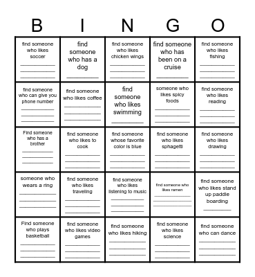 MUUSIKA Bingo Card