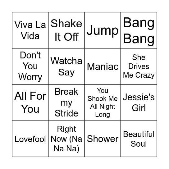 You Got Game? 1 Bingo Card