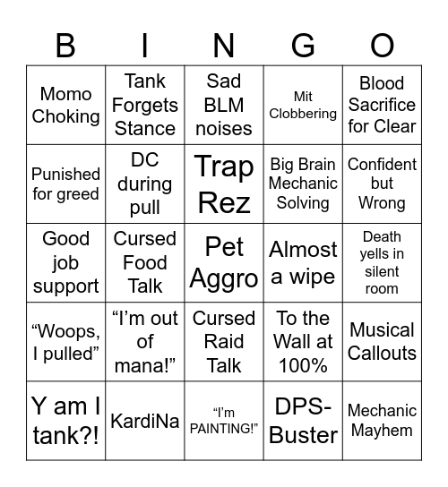 Color Bingo Card