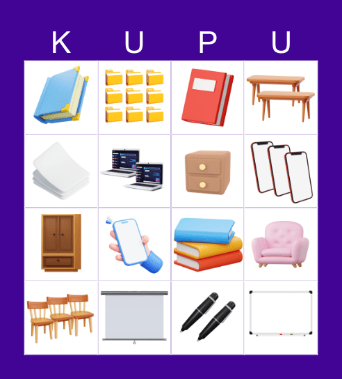 KUPU KUPU KUPU Bingo Card