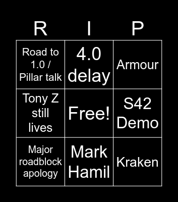CitCon 2024 Bingo Card