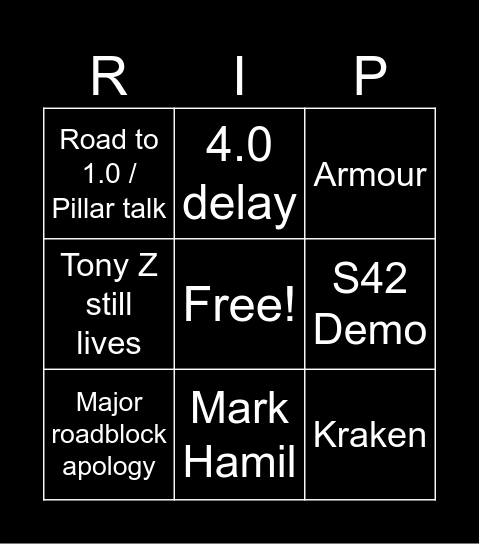 CitCon 2024 Bingo Card