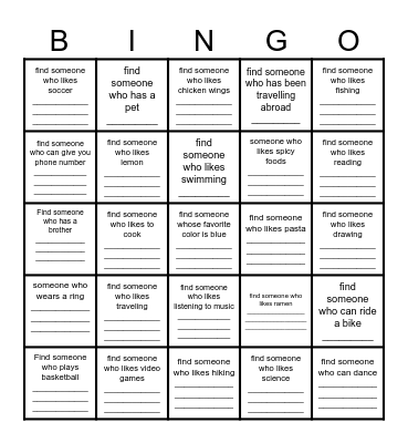 MUUSIKA Bingo Card