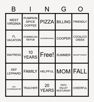 HAPPY BIRTHDAY HEIDI Bingo Card