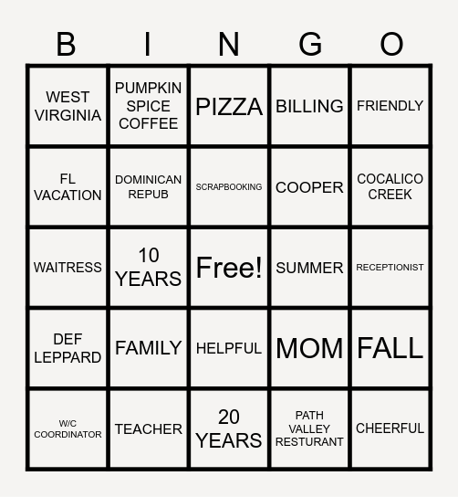 HAPPY BIRTHDAY HEIDI Bingo Card