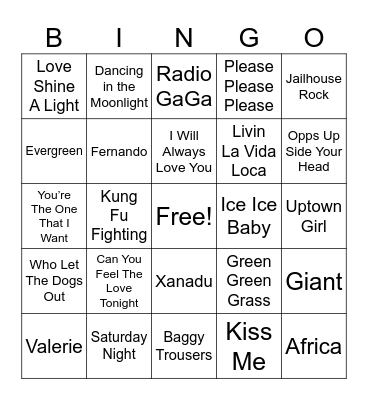 ABCs Bingo Card