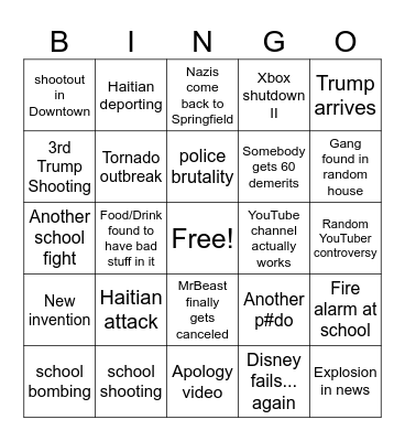 2024 Bingo Card