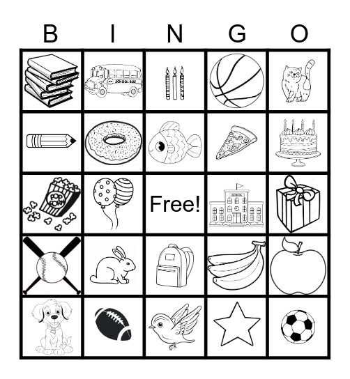 Birthday Bingo Card