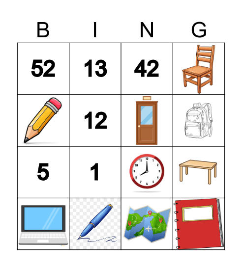 En la Clase Bingo Card