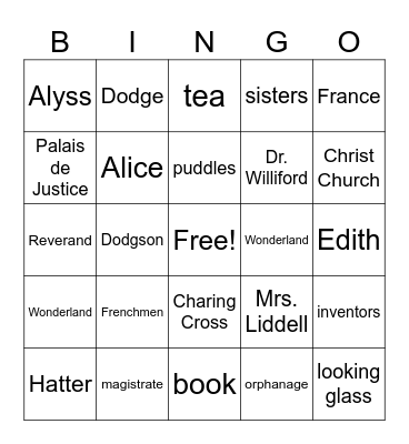 Ch. 17 &18 Bingo Card