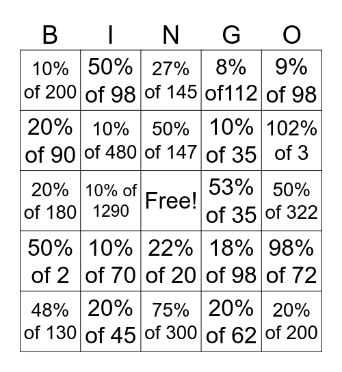 ABOUT Bingo Card