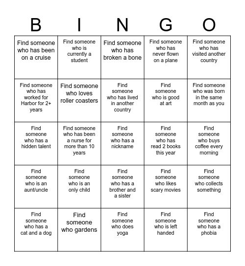 Home Care Staff Nurses Bingo Card